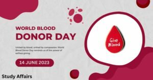 World Blood Donor Day 2023: history, importance and theme
